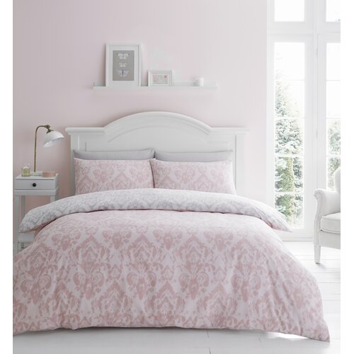 Catherine Lansfield Damask Duvet Cover Set & Reviews | Wayfair.co.uk